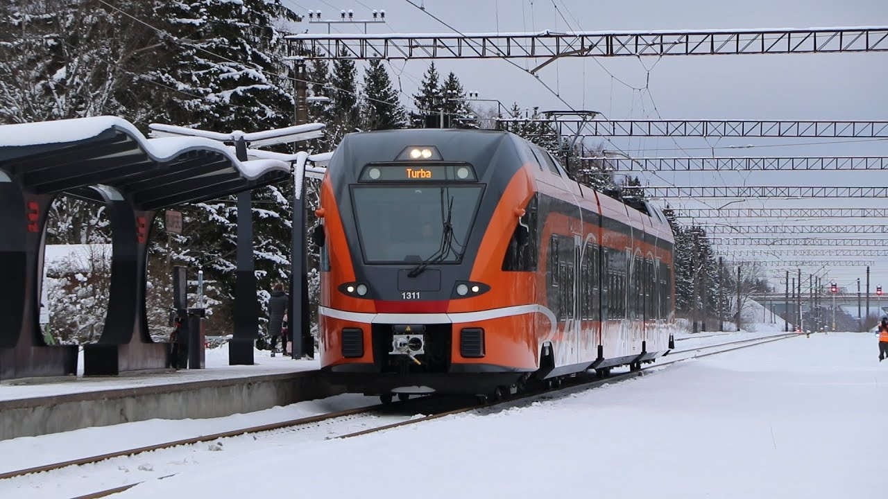 Trains on Keila - Turba stretch