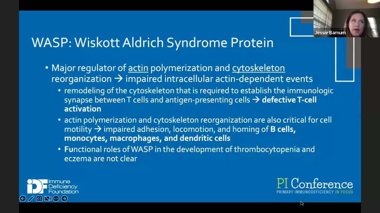 The Basics of WAS (Wiskott-Aldrich Syndrome) -- 2022 PI Conference