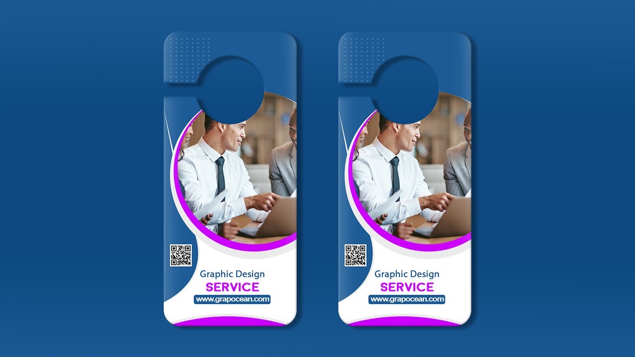 Professional Door Hanger Design - Adobe Photoshop Tutorial