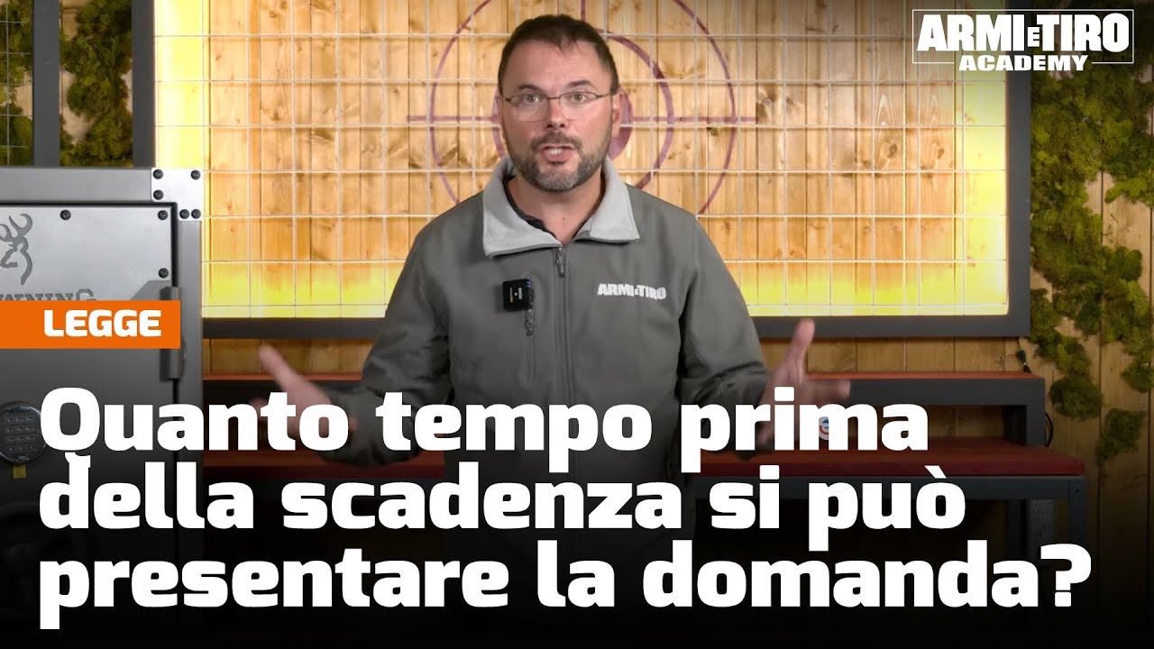 Rinnovo del porto d'armi: quanto tempo prima della scadenza si può presentare la domanda?