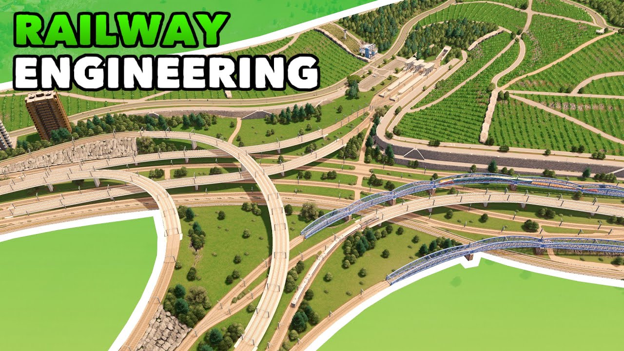 Engineering the most important Railway Junction in the City | No Mods | Cities: Skylines