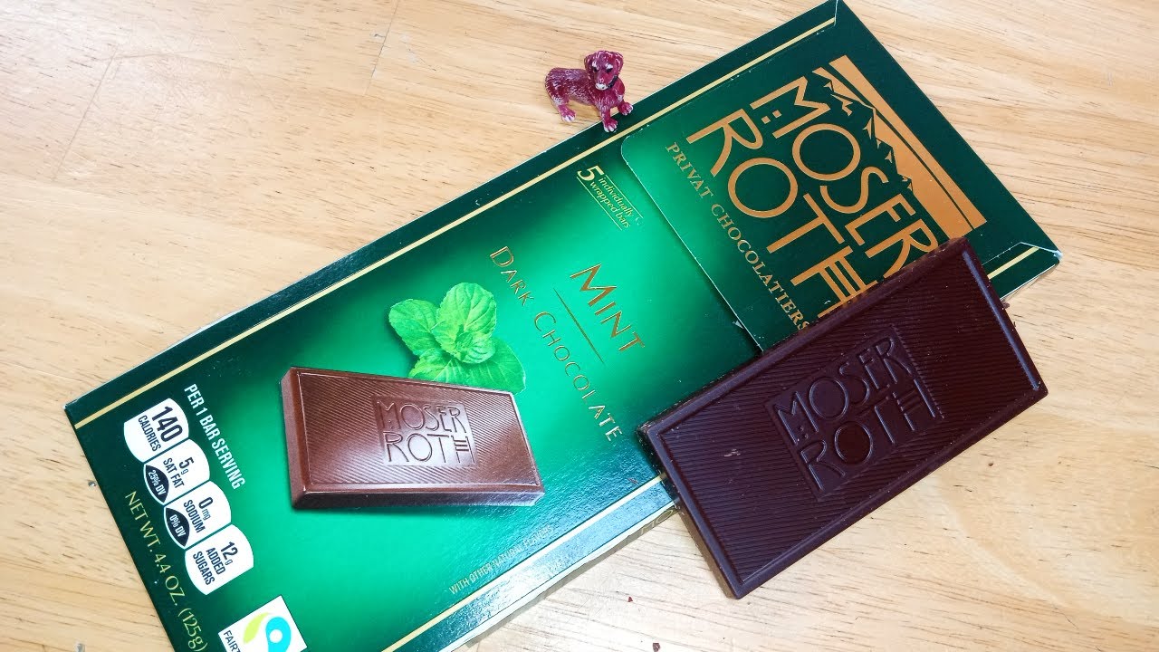 Unboxin Doxin - Moser Roth Privat Chocolatiers Mint Dark Chocolate