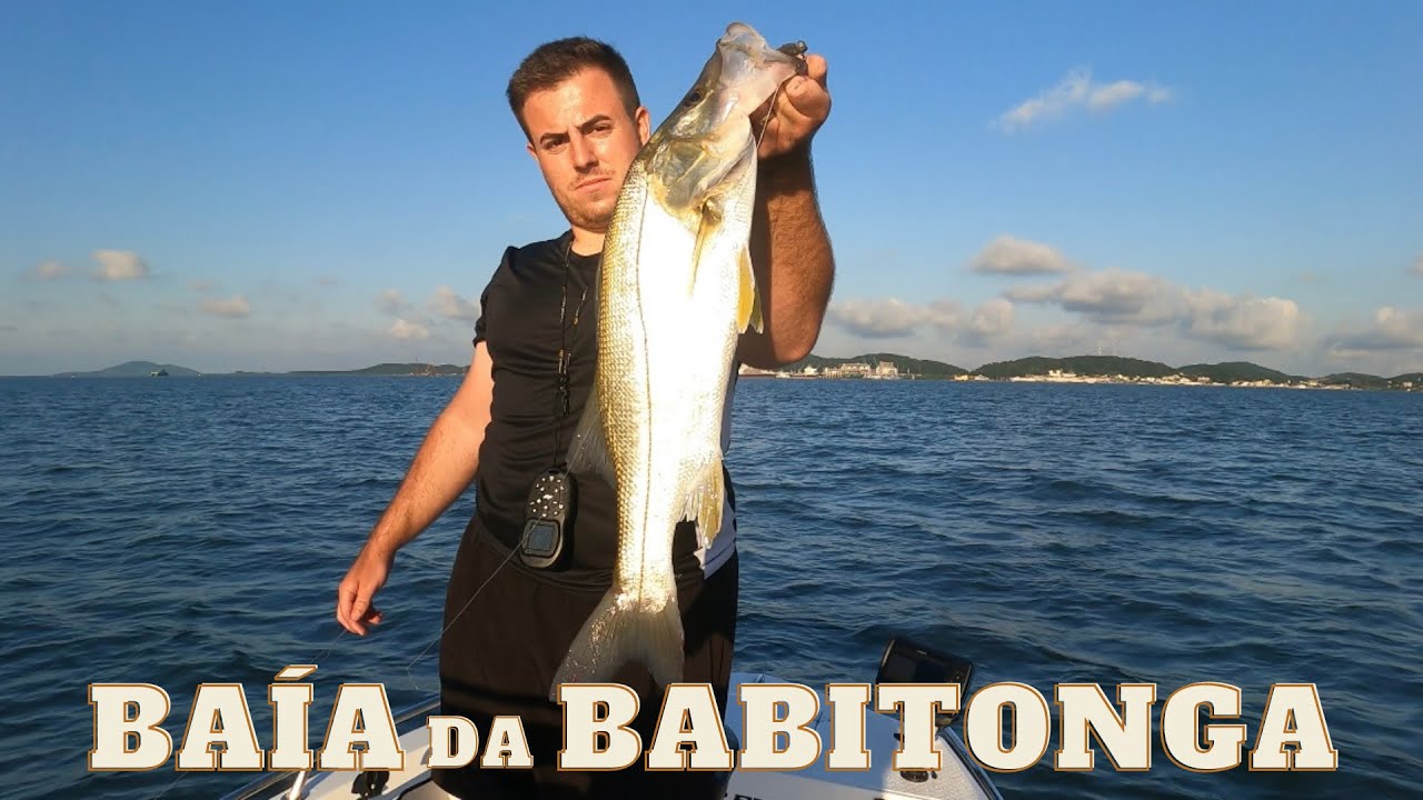 PESCARIA DE ROBALO COM GUIA DE PESCA NA BA&Iacute;A DA BABITONGA