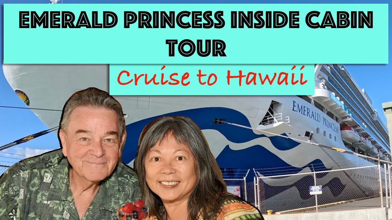 Каюта P212 на лайнере Emerald Princess в нашем круизе из Лос-Анджелеса на Гавайи.