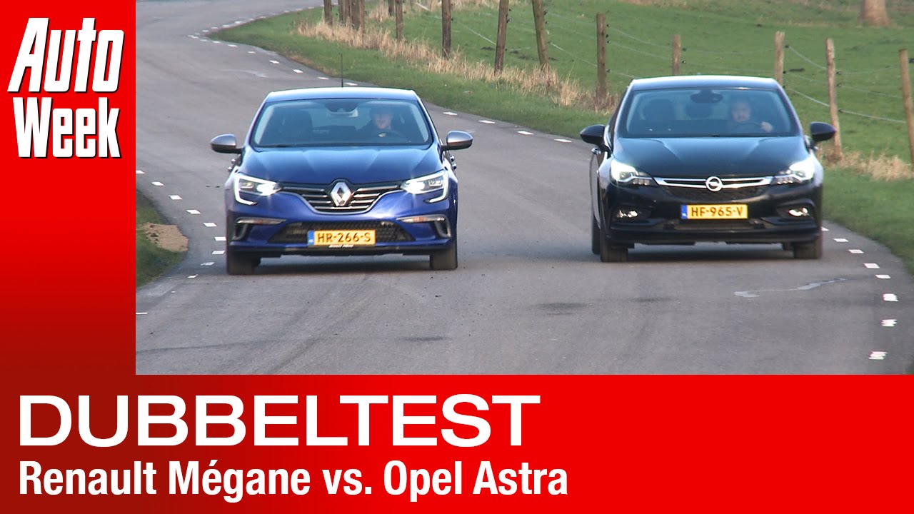 Renault Mégane vs. Opel Astra - AutoWeek Dubbeltest