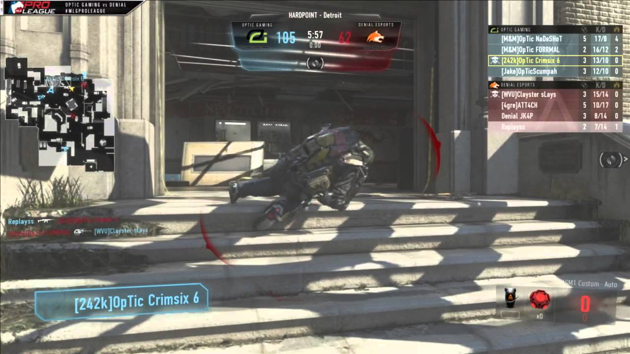 OpTic Gaming против Denial eSports - Игра 1 - (MLG Pro League - 10 марта 2015 г.)