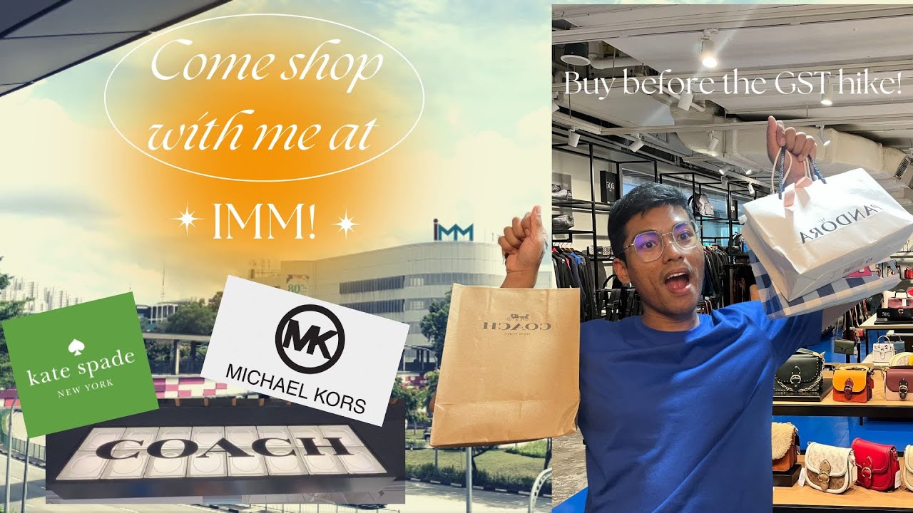 Designer Outlet Shopping at IMM Singapore | Vlog and Haul