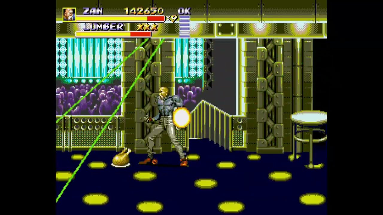 Bare Knuckle III (Street Of Rage) Playthrough Dr. Zan - Level: Very Hard - Good and Bad Ending