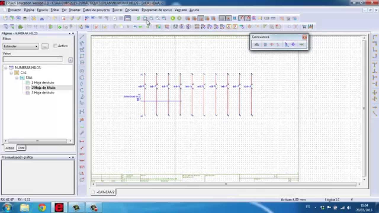 EPLAN. Tutorial Nº6.  Marcar hilos y cables
