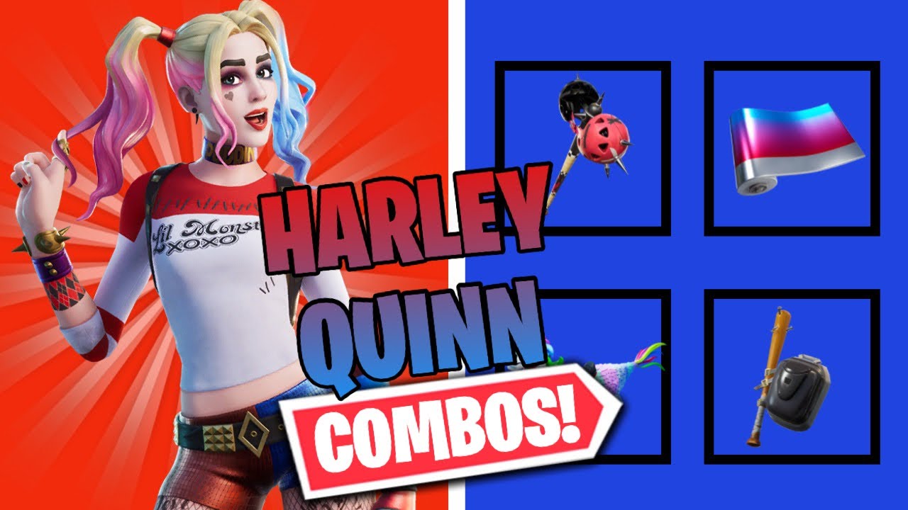 HARLEY QUINN 2021 COMBOS | FORTNITE SKIN REVIEW