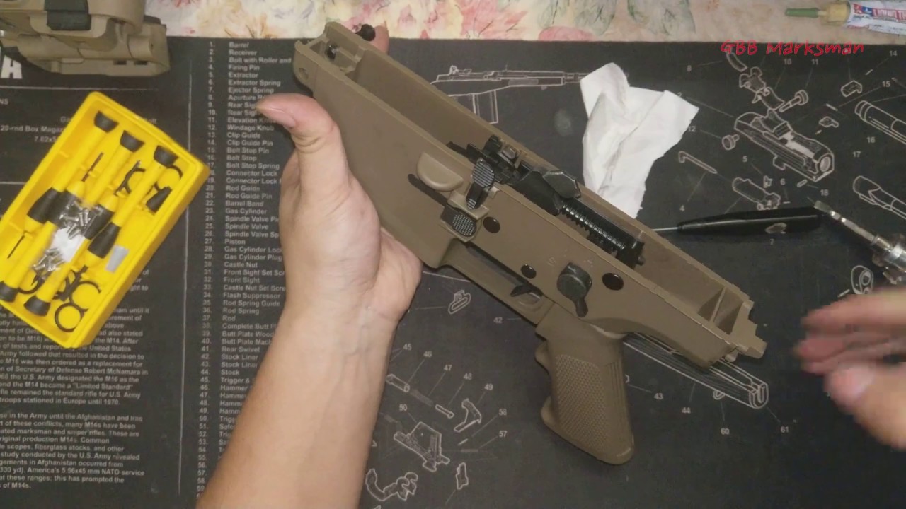 VFC SCAR 17 aka SCAR-H aka MK17-3.1 Fire Control Disassemble/火控拆解(Eng SUB/中文字幕)