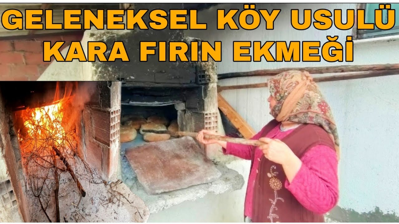 KÖY FIRINI~TAŞ FIRIN~EKŞİ MAYA KÖY EKMEĞİ NASIL YAPILIR?