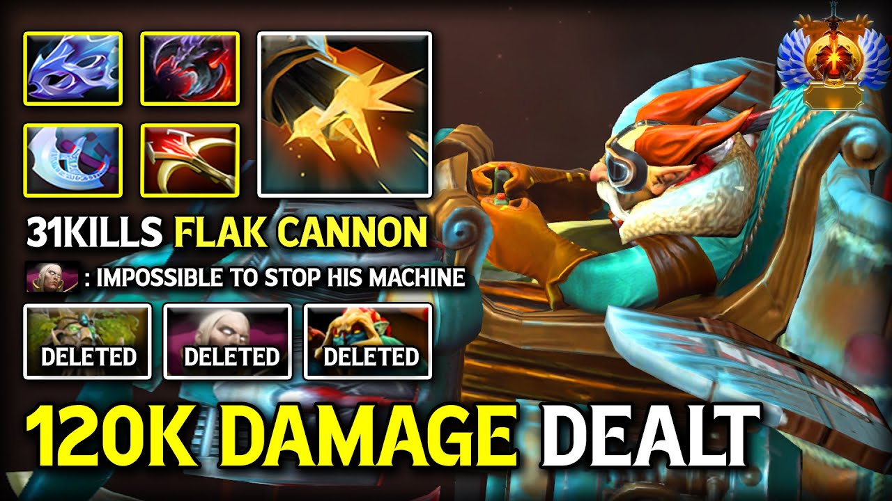 WTF 120K DAMAGE DEALT GYROCOPTER | 31KILLS Insane Flak Cannon | Impossible to Shut His Machine Down
