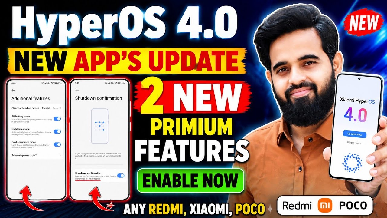 HyperOS 4.0 New App's Update! 2 New Premium Features Enable Now 🔥 Redmi, Xiaomi & POCO
