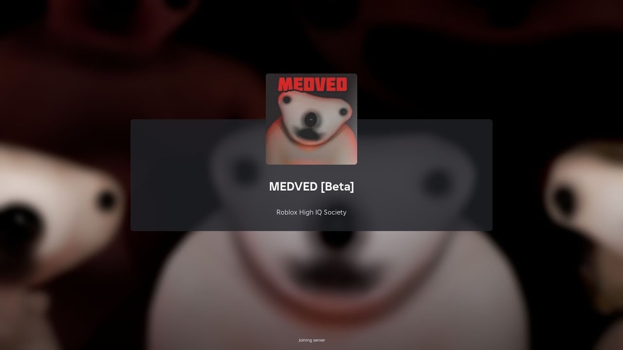 Surviving for 19 minutes in MEDVED on ROBLOX !