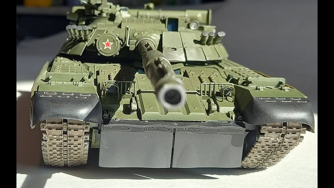 Т-80УД от Звезды в масштабе 1:35 / T-80UD from Zvezda in scale 1/35
