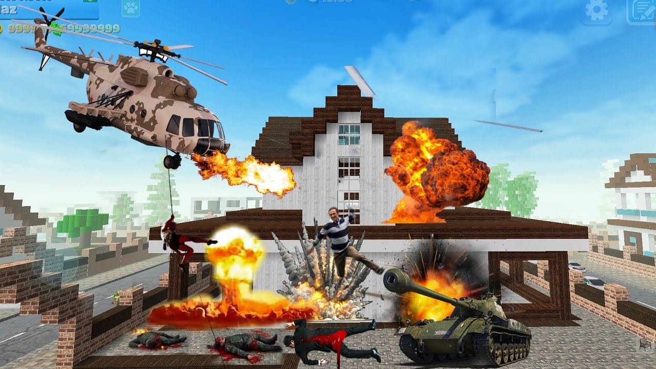 Army Destroyed My Mansion. Party Craft 