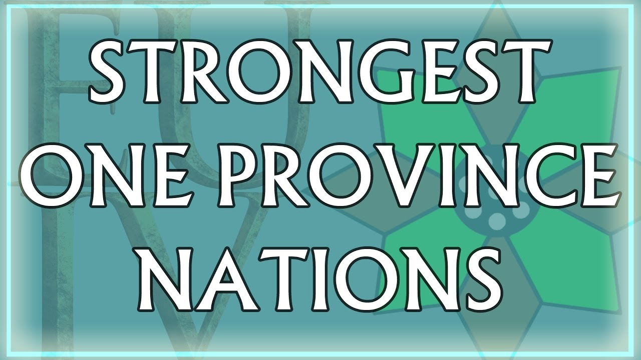 Top 10 Strongest One Province Nations in EU4
