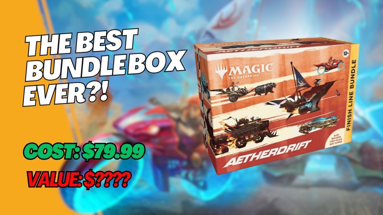 Открываем ЭПИЧЕСКИЙ набор Magic The Gathering Aetherdrift Finish Line!