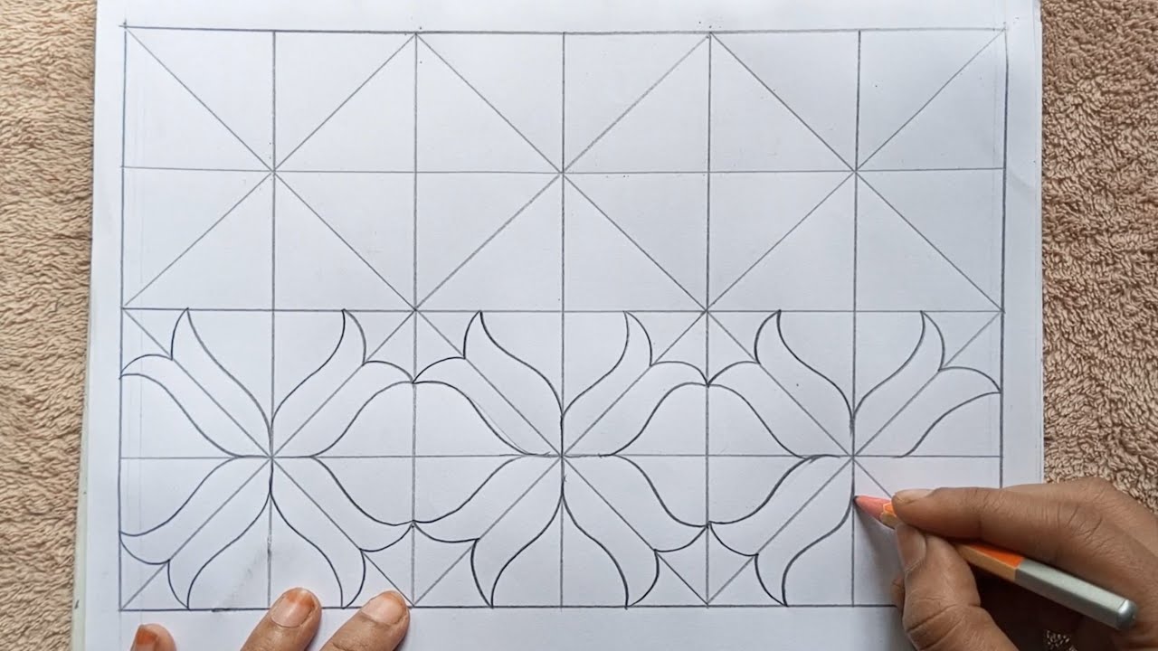 সুন্দর একটি নকশী কাঁথার ডিজাইন // Nokshi Katha Design //