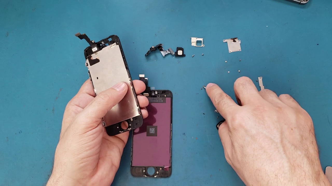 تغيير شاشة الآيفون 5،5s و SE بشكل احترافي