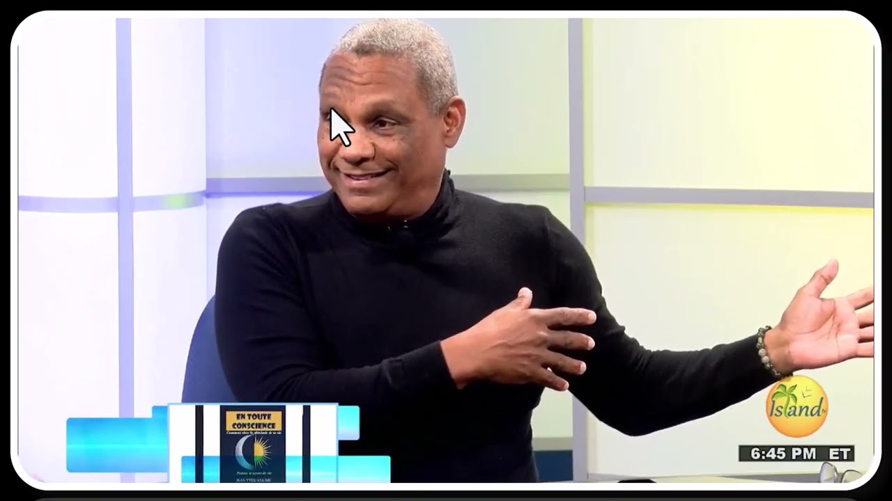 Chercher l ártiste with Host Leslie Dalencour and guest Jean Yves Hakime