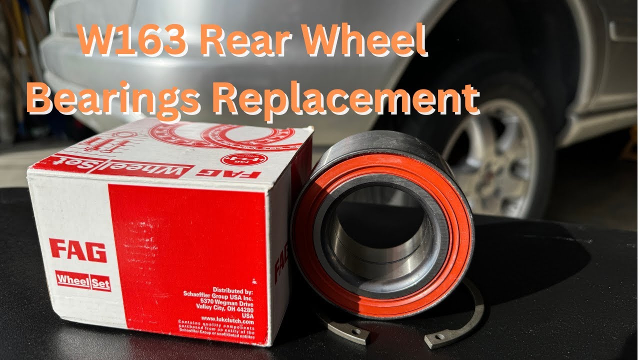 Rear Wheel Bearings Replaced On A Mercedes ML Class W163. How To