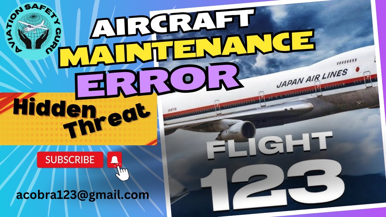 Aircraft Maintenance Error | Japan Airlines Flight 123 | #worst #planecrash #aircrash