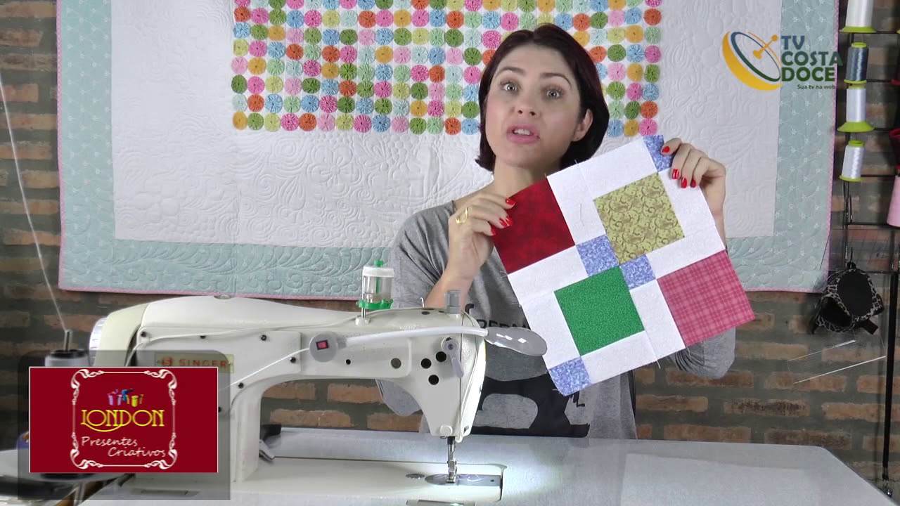 Bloco de Patchwork Ponto certo com Silvia Moresco 09/03/2018