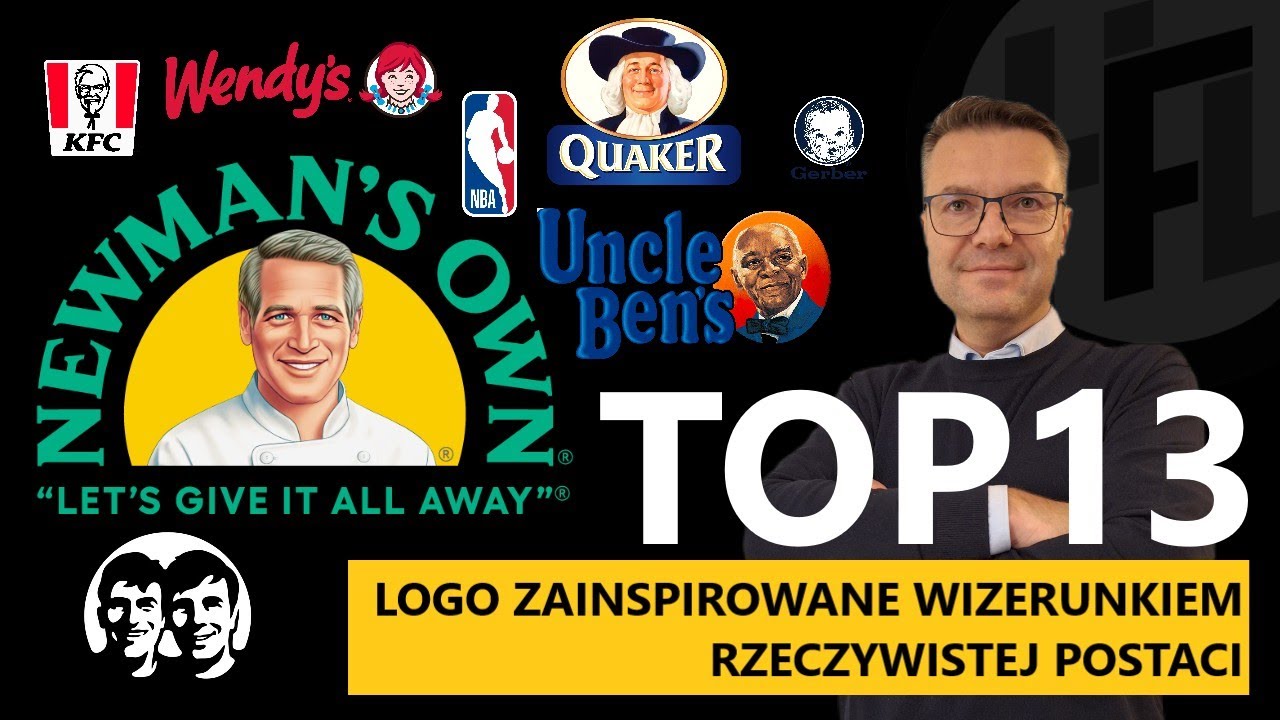 TOP 13 Logo zainspirowane wizerunkiem rzeczywistej postaci | Herby Flagi Logotypy # 313