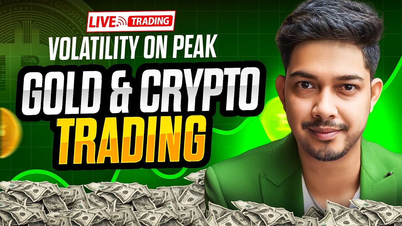 Crypto Gold Live Trading 22  June  - stock_learners
