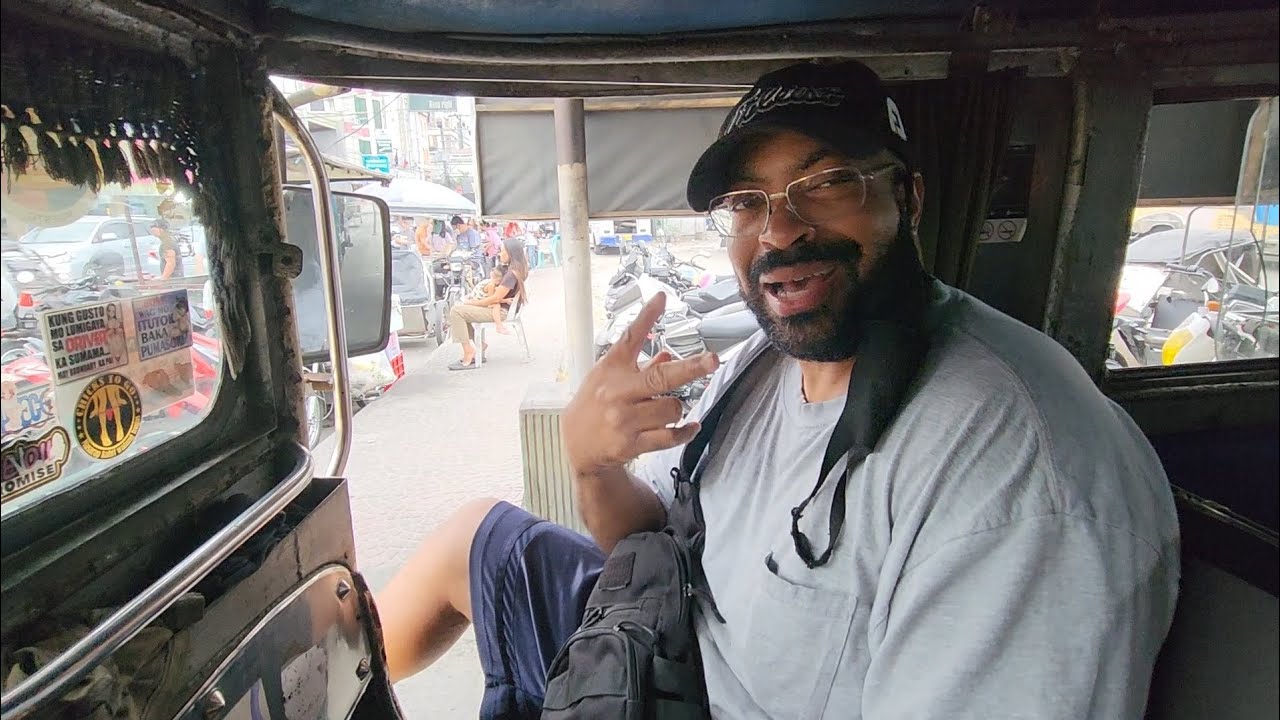 Jeepney ride Angeles city Philippines 🇵🇭 