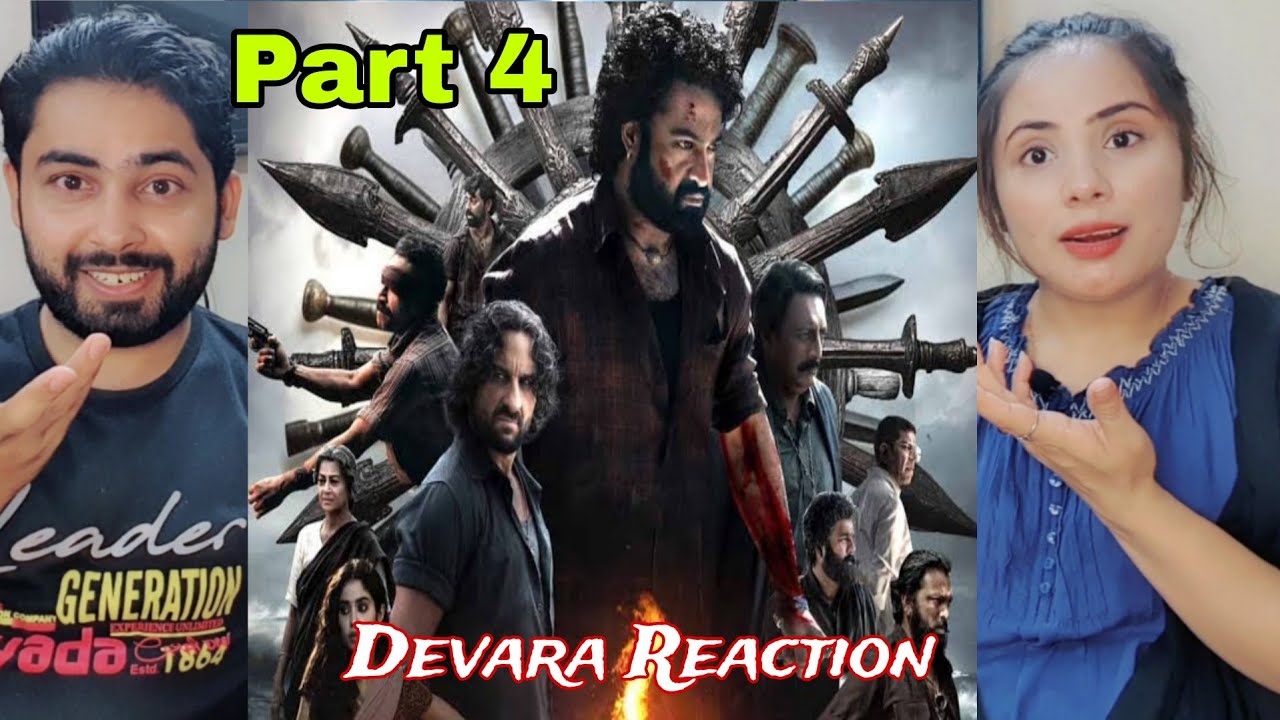 Devara Mass Entry : Part 4 Movie Pakistani Reaction, N. T. Rama Rao Jr, Saif Ali Khan, Janhvi Kapoor