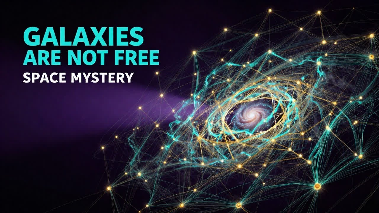 How the Cosmic Web Steers Every Galaxy Through Hidden Space