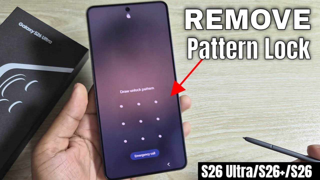 Samsung Galaxy S26 Ultra/S26+: как отключить графический ключ на Samsung