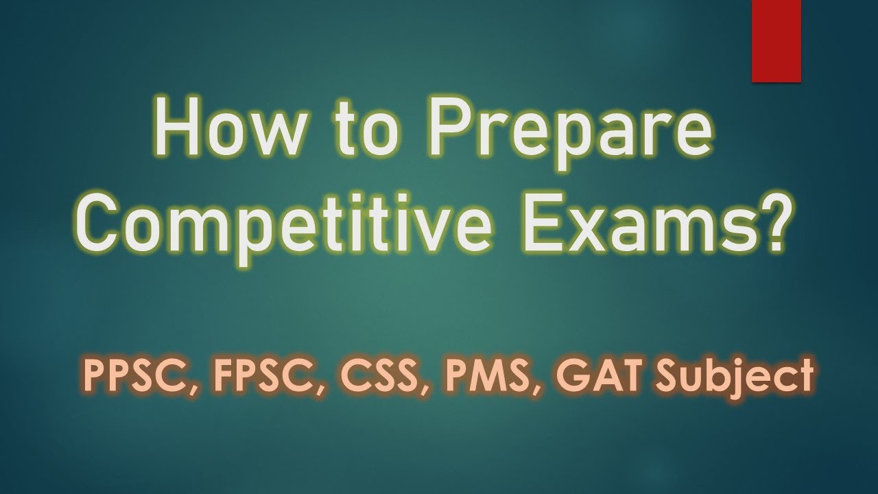How to Prepare Competitive Exams? | PPSC | FPSC | CSS | PMS | GAT SUBJECT | PSYCHOLOGY