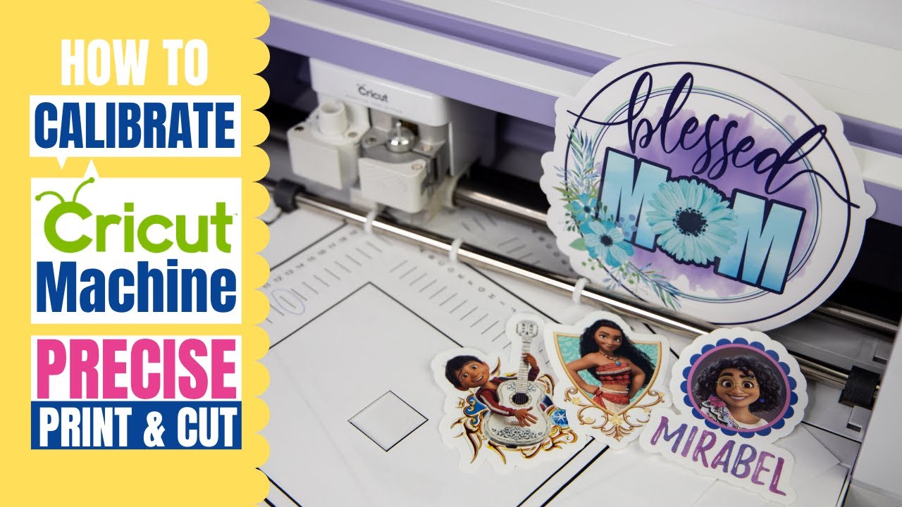 Cómo Calibrar Maquina Cricut para Cortes Precisos | Cricut Calibration for a Precise Print then Cut