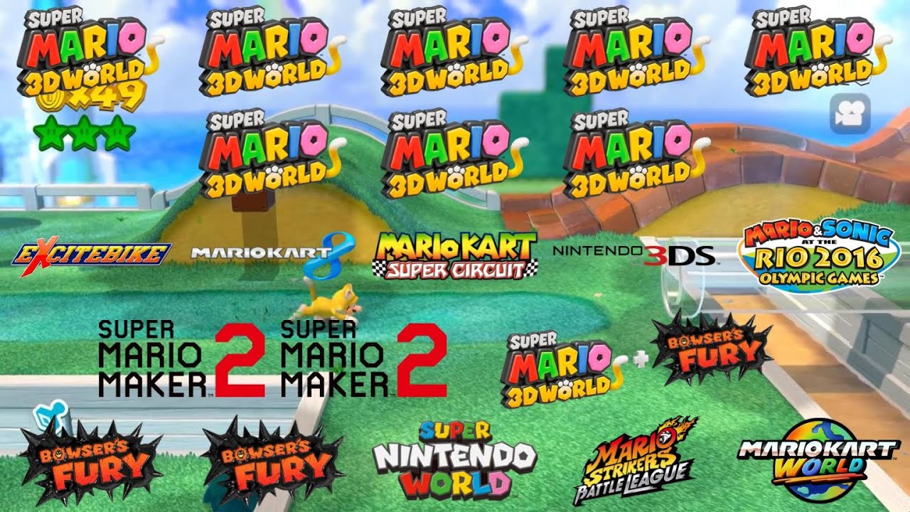 Super Bell Hill - Ultimate Mashup V2 | Super Mario 3D World (~21 Songs!)