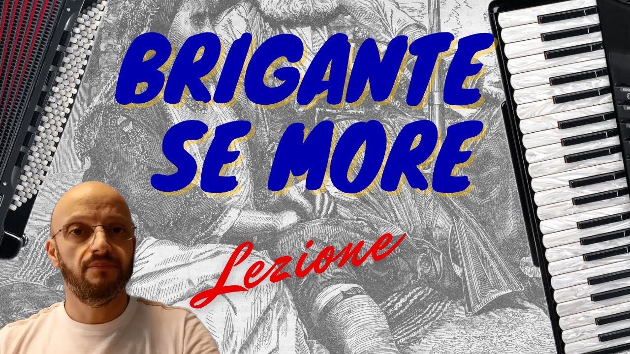 Fisarmonica - Lezione - BRIGANTE SE MORE - Fisarmonica Superfacile -