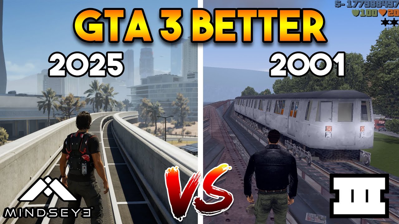 EVEN GTA 3 IS BETTER THAN MINDSEYE ! (2025 GAME VS 2001 GAME)
