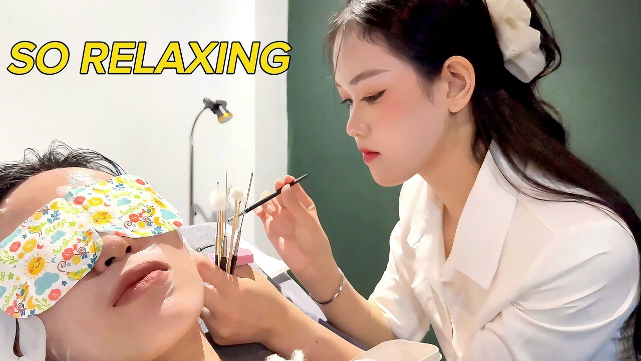 Beautiful Vietnamese Girl Gave Me Relaxing Massage 💆‍♀️  Ear Cleaning & Hair Wash | ASMR
