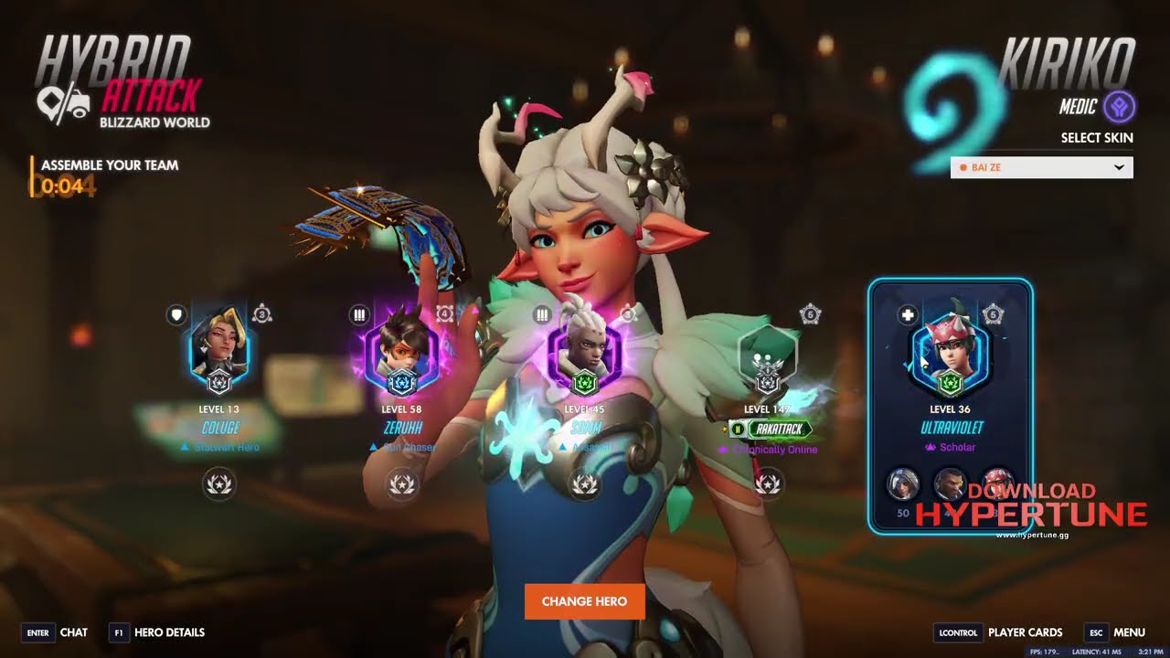 21k HEALS! UltraViolet Pro Kiriko Gameplay Season 1 Overwatch