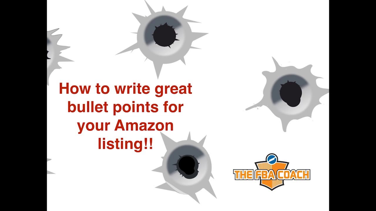 How to write great bullet points for your Amazon listings!