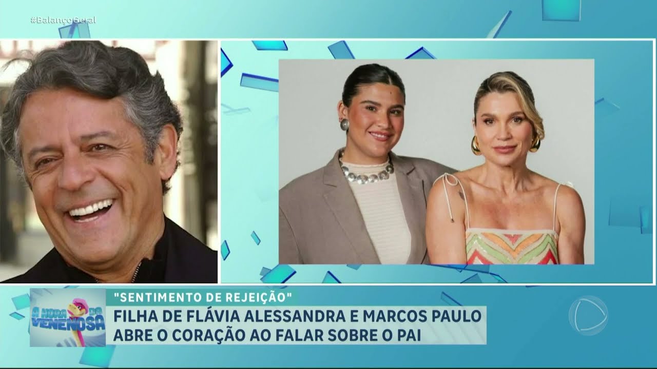 A HORA DA VENENOSA: Filha de Flávia Alessandra e Marcos Paulo abre o coração ao falar sobre o pai