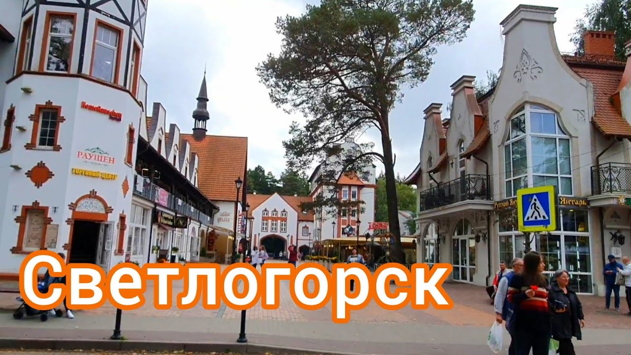 Утренний Светлогорск, обстановка на курорте !#светлогорск#раушен#калининградскаяобласть