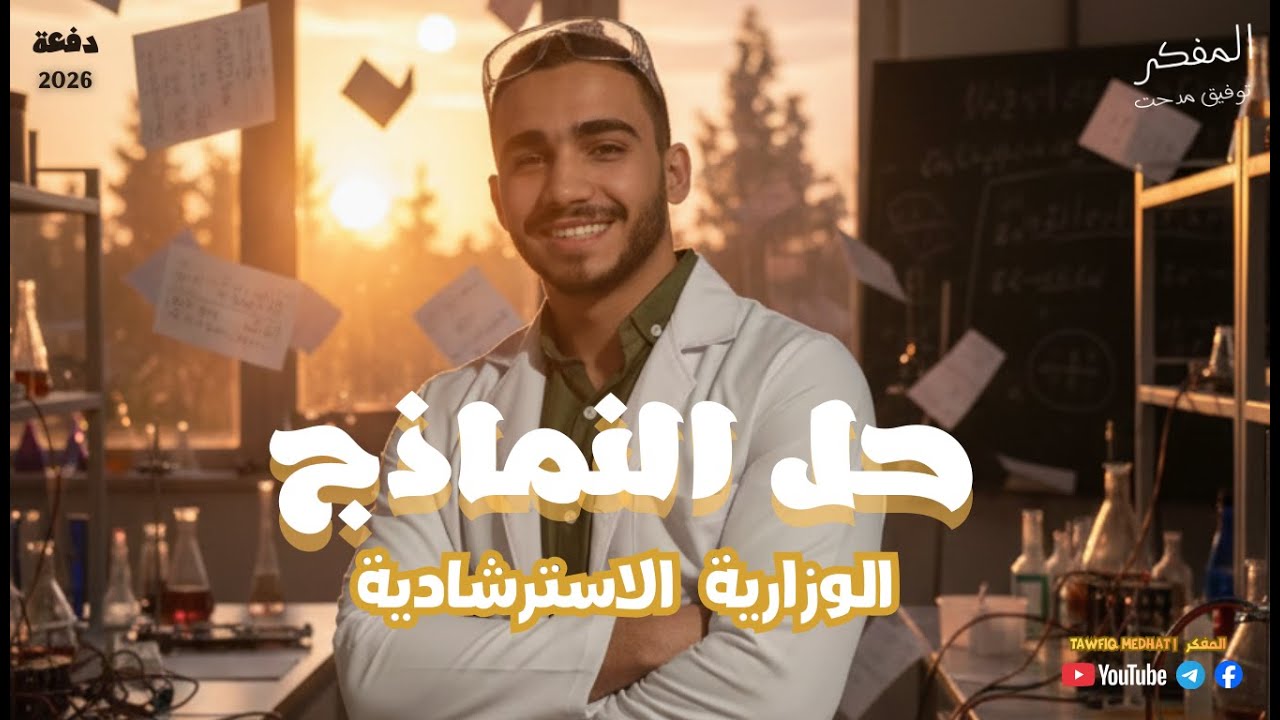 مراجعة الإنقاذ - حل نماذج الوزارة الاسترشادية فيزياء تانية ثانوي 2026 _ المفكر | Tawfiq Medhat