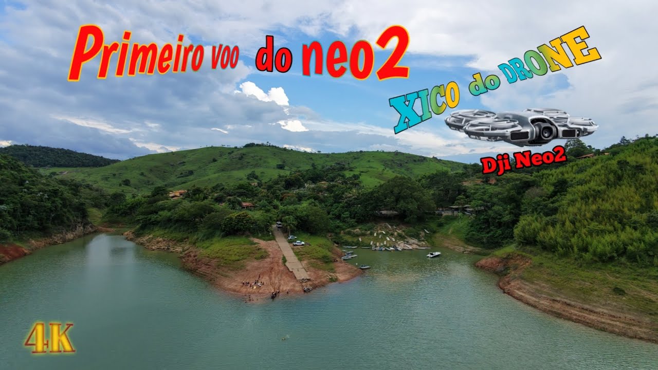 Primeiro voo do novo membro do canal,dji neo2, na represa de Santa Branca SP 