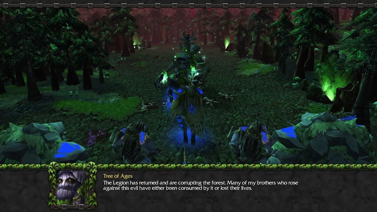 Malfurion learn that the Legion finally started their invasion