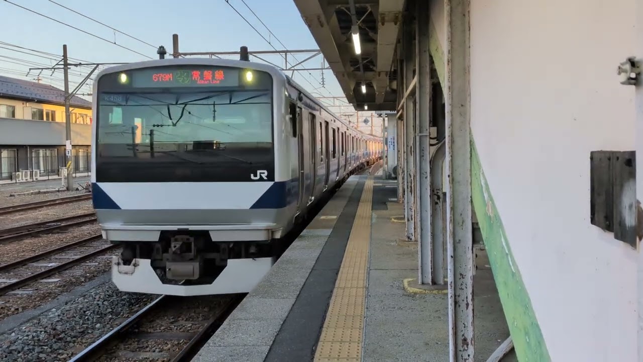 E531系原ノ町駅入線シーン