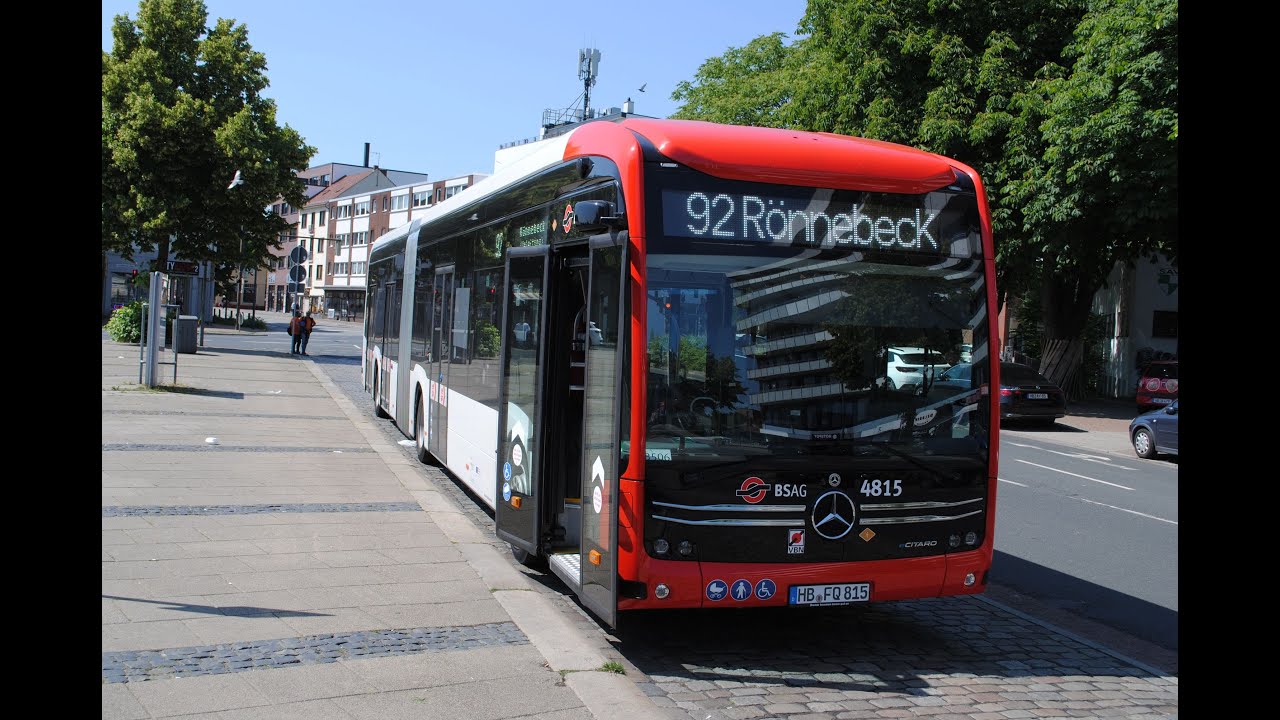 [Bremen-Nord] Neue Mercedes eCitaro G bei der BSAG (21.06.2025)